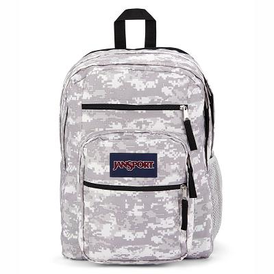 Mochila Para Laptop JanSport BIG STUDENT Gris Camuflaje | EC_JS038