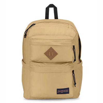 Mochila Para Laptop JanSport Double Break Kaki | EC_JS086