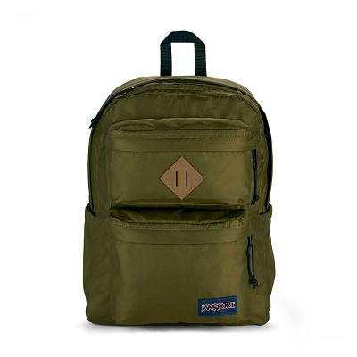 Mochila Para Laptop JanSport Double Break Verde Oliva | EC_JS114