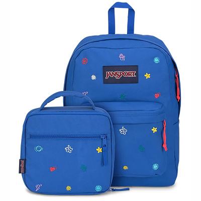 Mochila Para Laptop JanSport KIDCORE CHARMS BUNDLE Azules | EC_JS326