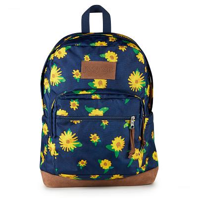 Mochila Para Laptop JanSport Right Pack Azul Marino Amarillo | EC_JS373