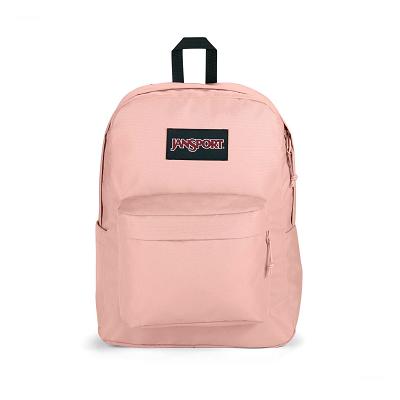 Mochila Para Laptop JanSport SuperBreak® Plus Rosas | EC_JS250