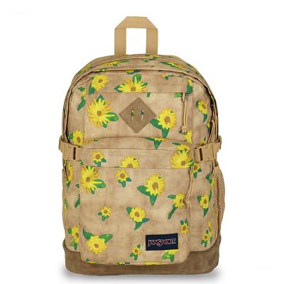 Mochilas Escolares JanSport SUEDE CAMPUS Kaki | EC_JS525