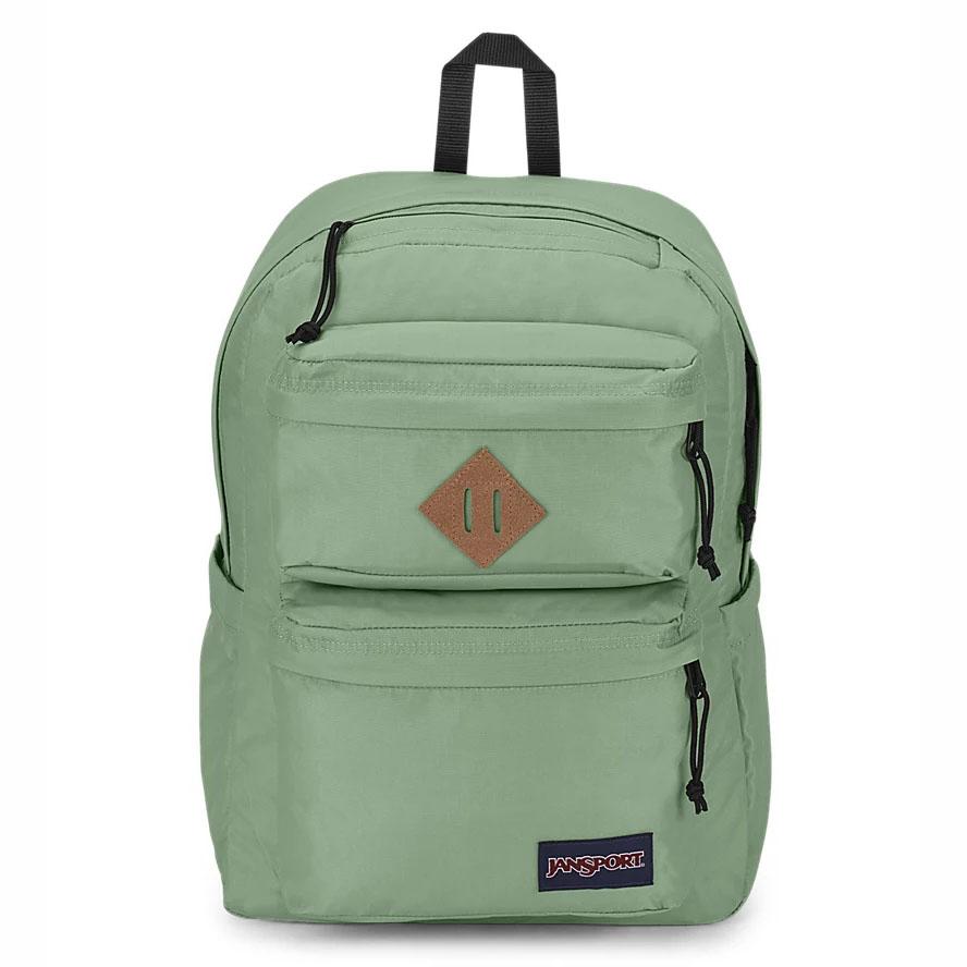 Mochila Para Laptop JanSport Double Break Verde | EC_JS194