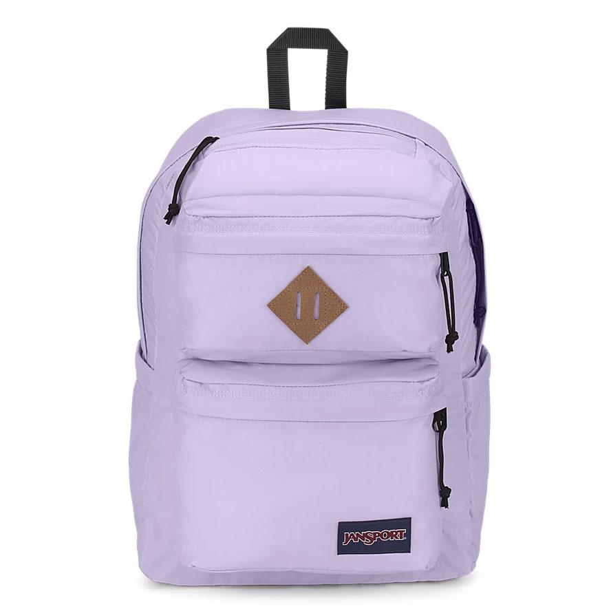 Mochila Para Laptop JanSport Double Break Moradas | EC_JS432