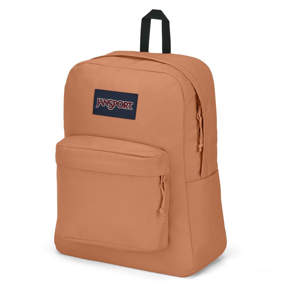 Mochila Para Laptop JanSport SuperBreak® Plus Naranjas | EC_JS158