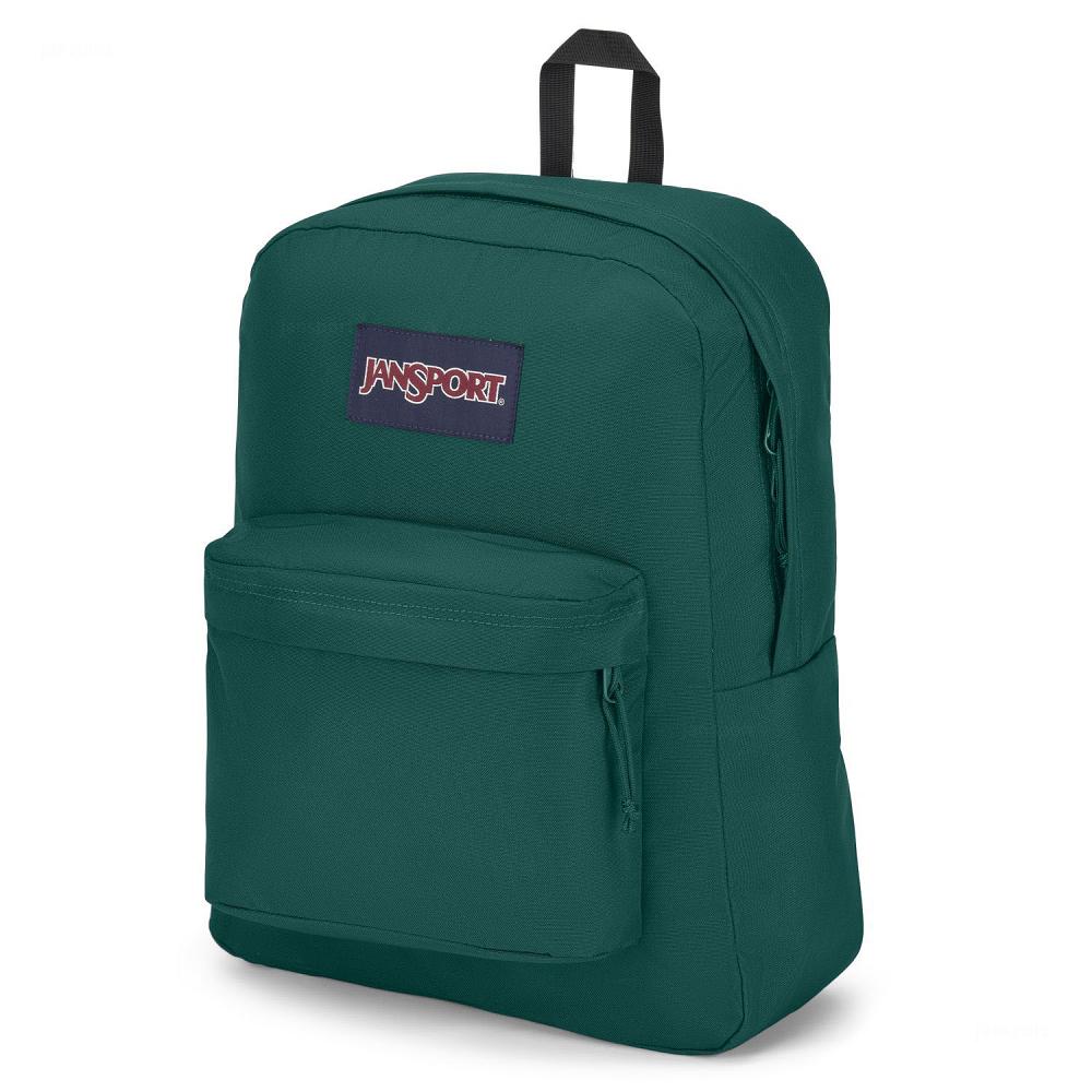 Mochila Para Laptop JanSport SuperBreak® Plus Verde Oscuro | EC_JS19B