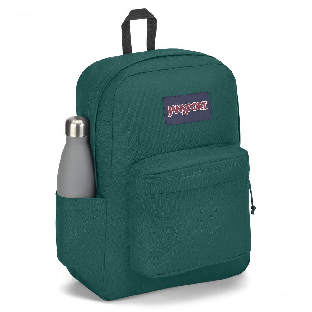 Mochila Para Laptop JanSport SuperBreak® Plus Verde Oscuro | EC_JS19B