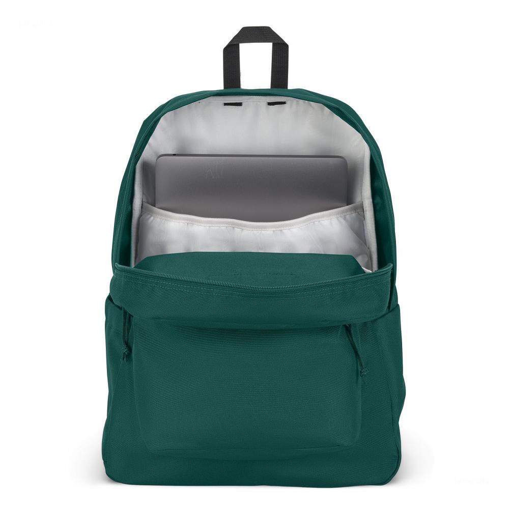 Mochila Para Laptop JanSport SuperBreak® Plus Verde Oscuro | EC_JS19B