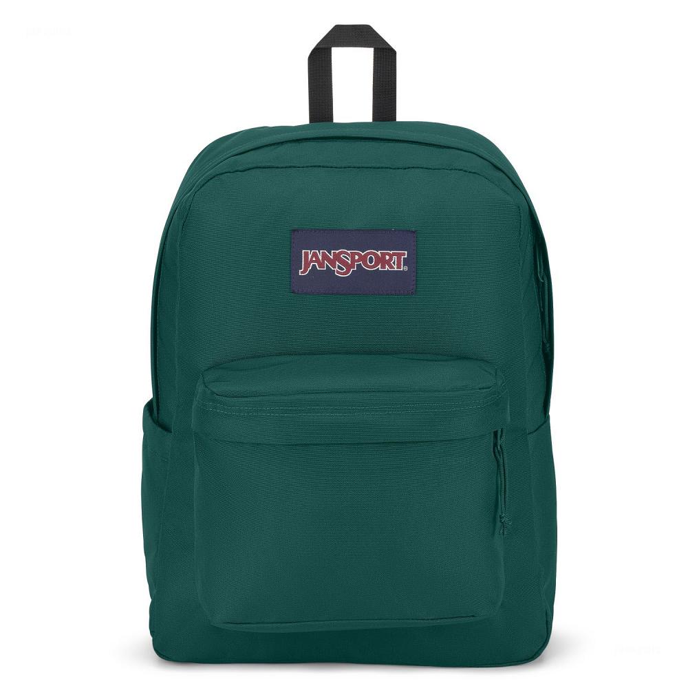 Mochila Para Laptop JanSport SuperBreak® Plus Verde Oscuro | EC_JS19B