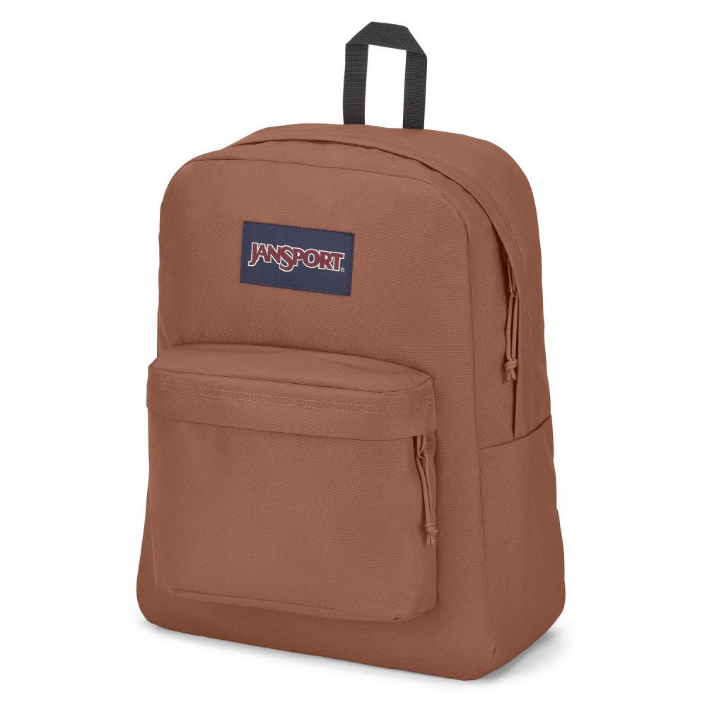 Mochila Para Laptop JanSport SuperBreak® Plus Marrones | EC_JS23B