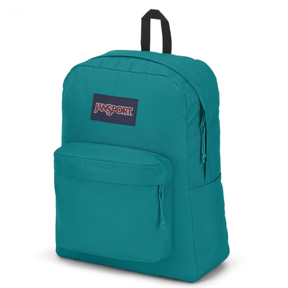 Mochila Para Laptop JanSport SuperBreak® Plus Turquesa | EC_JS265