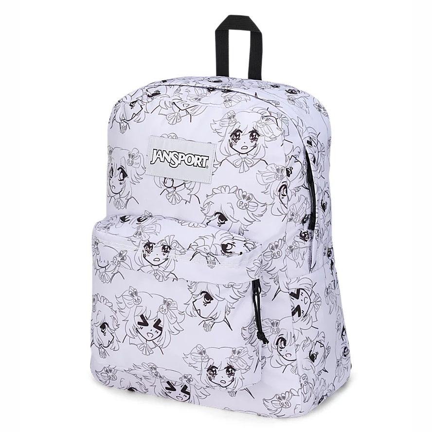 Mochila Para Laptop JanSport SuperBreak® Plus Blancas | EC_JS280