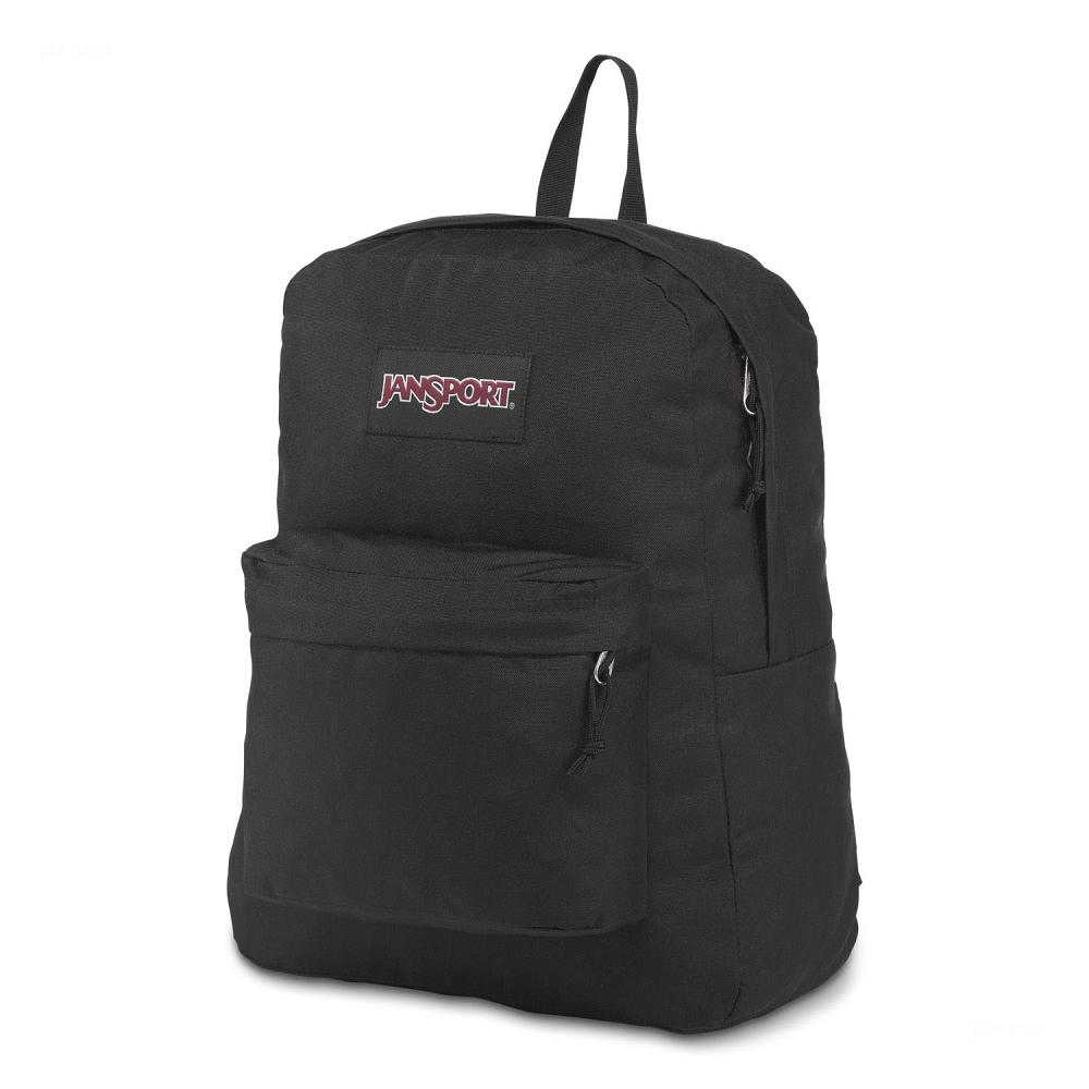 Mochila Para Laptop JanSport SuperBreak® Plus Negras | EC_JS310