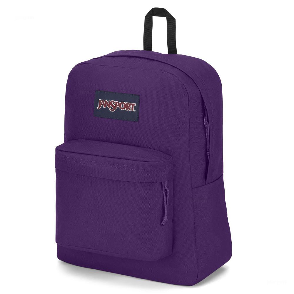 Mochila Para Laptop JanSport SuperBreak® Plus Moradas | EC_JS353