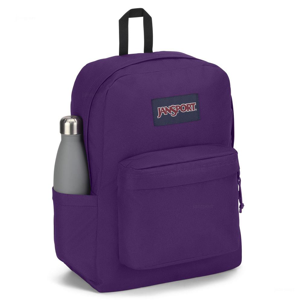 Mochila Para Laptop JanSport SuperBreak® Plus Moradas | EC_JS353