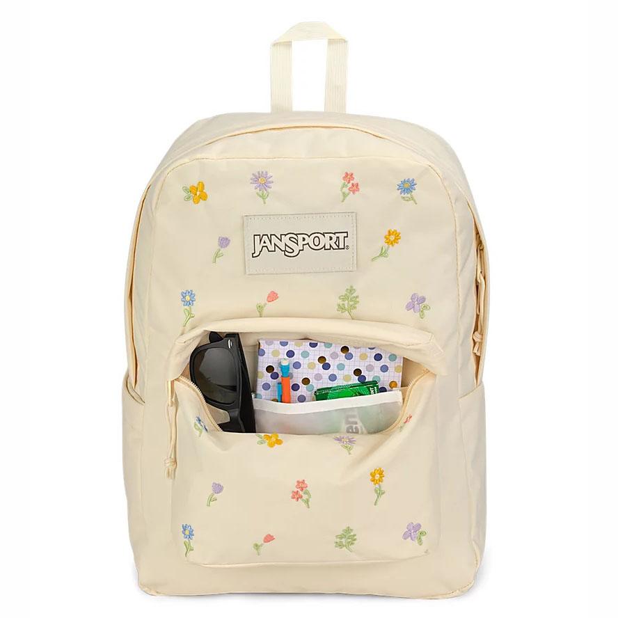 Mochila Para Laptop JanSport SuperBreak® Plus Beige | EC_JS366