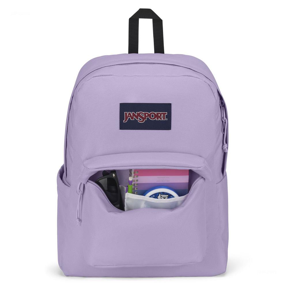 Mochila Para Laptop JanSport SuperBreak® Plus Moradas | EC_JS381