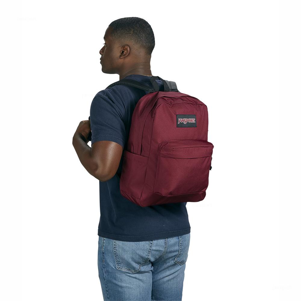 Mochila Para Laptop JanSport SuperBreak® Plus Burdeos | EC_JS387