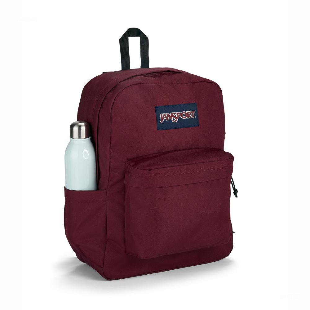 Mochila Para Laptop JanSport SuperBreak® Plus Burdeos | EC_JS387