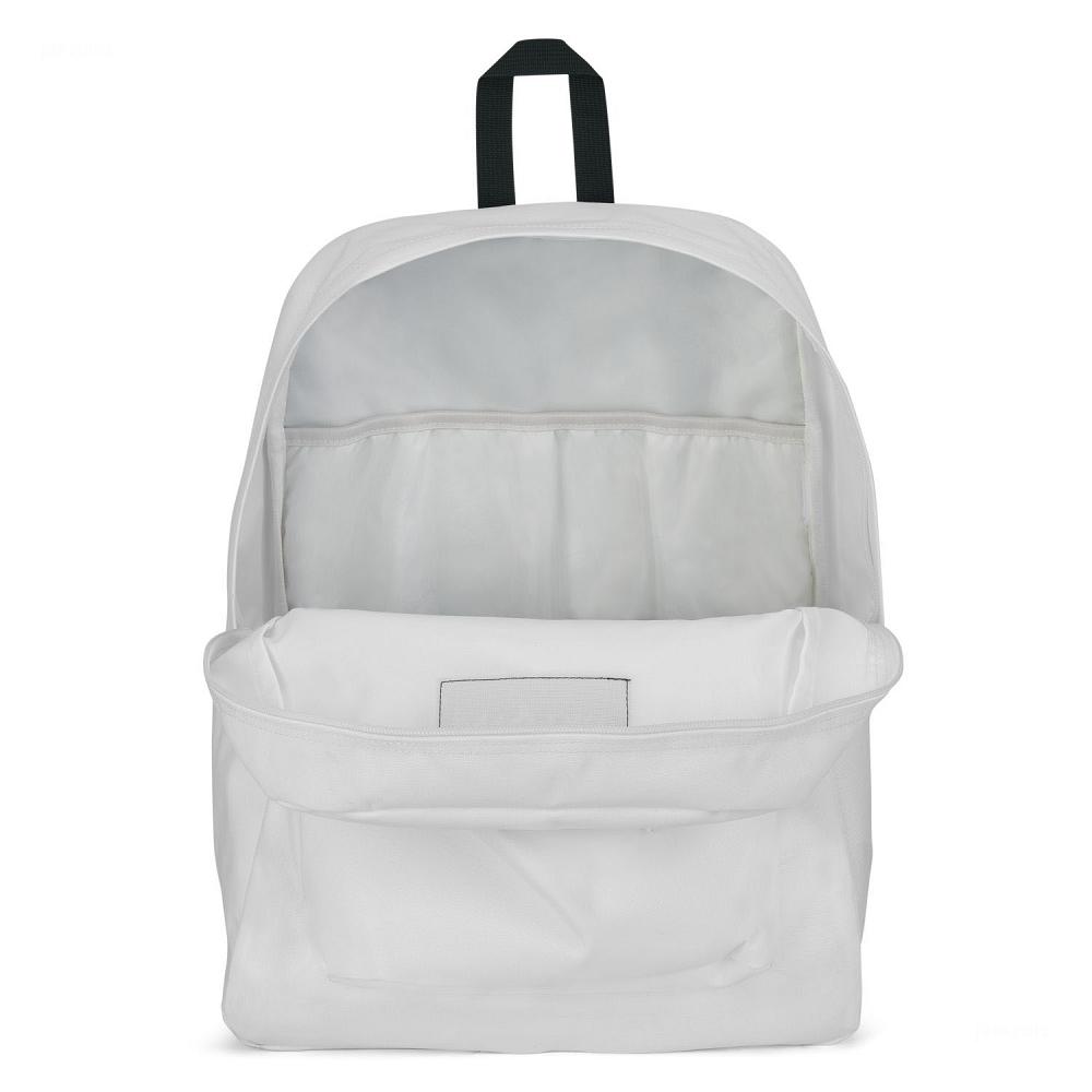 Mochila Para Laptop JanSport SuperBreak® Plus Blancas | EC_JS422