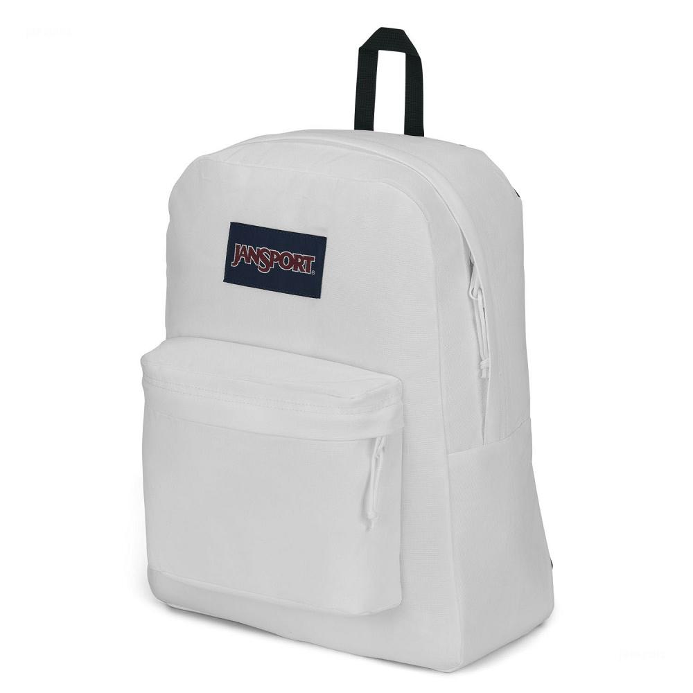 Mochila Para Laptop JanSport SuperBreak® Plus Blancas | EC_JS422