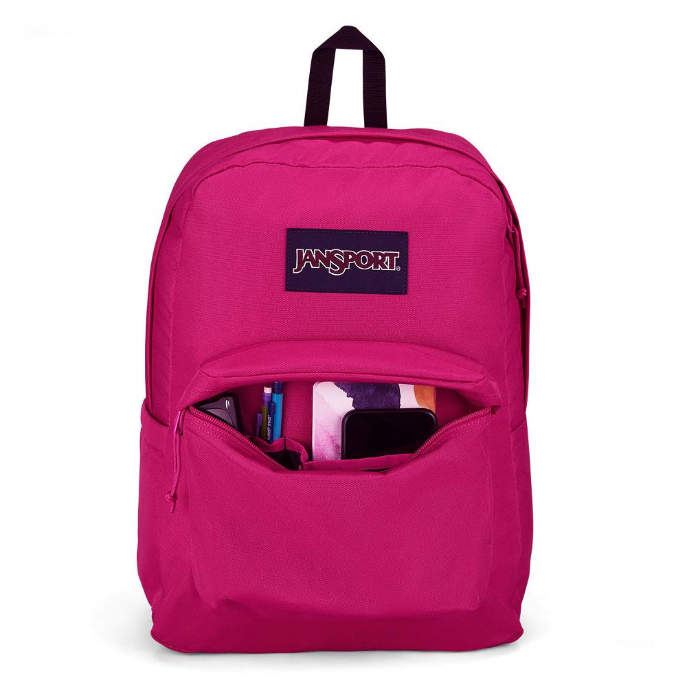 Mochila Para Laptop JanSport SuperBreak® Plus Moradas | EC_JS431