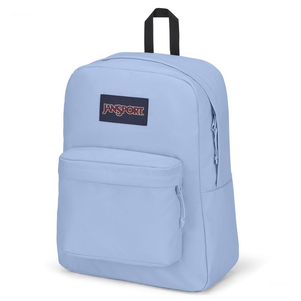 Mochila Para Laptop JanSport SuperBreak® Plus Azules Claro | EC_JS447