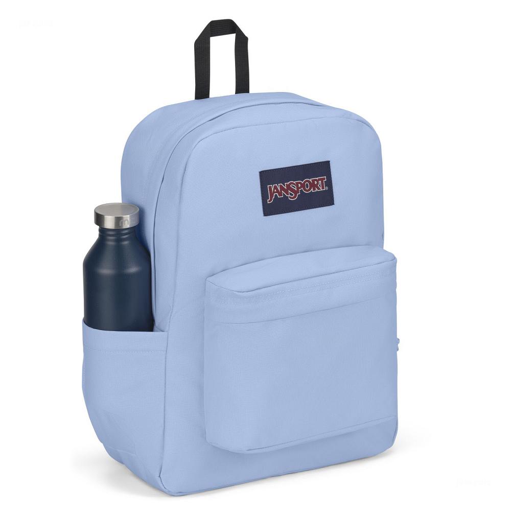 Mochila Para Laptop JanSport SuperBreak® Plus Azules Claro | EC_JS447