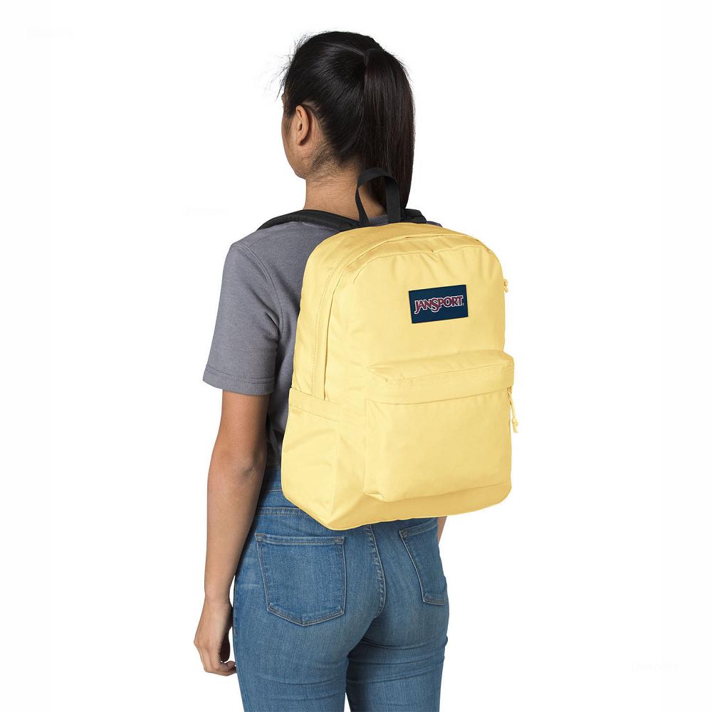 Mochila Para Laptop JanSport SuperBreak® Plus Amarillo | EC_JS474