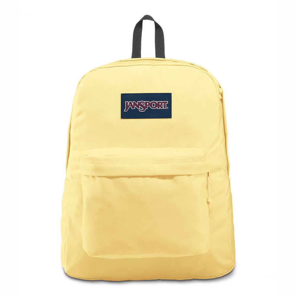 Mochila Para Laptop JanSport SuperBreak® Plus Amarillo | EC_JS474