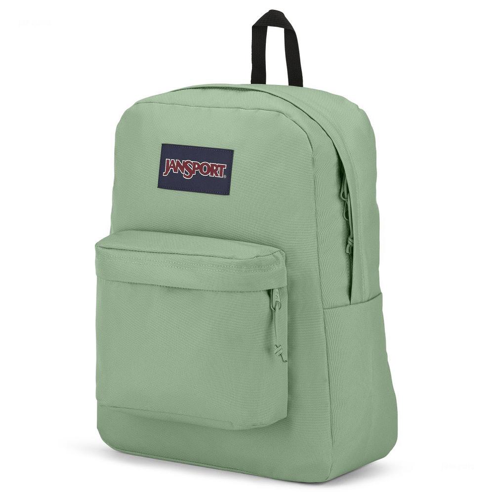 Mochila Para Laptop JanSport SuperBreak® Plus Verde | EC_JS585