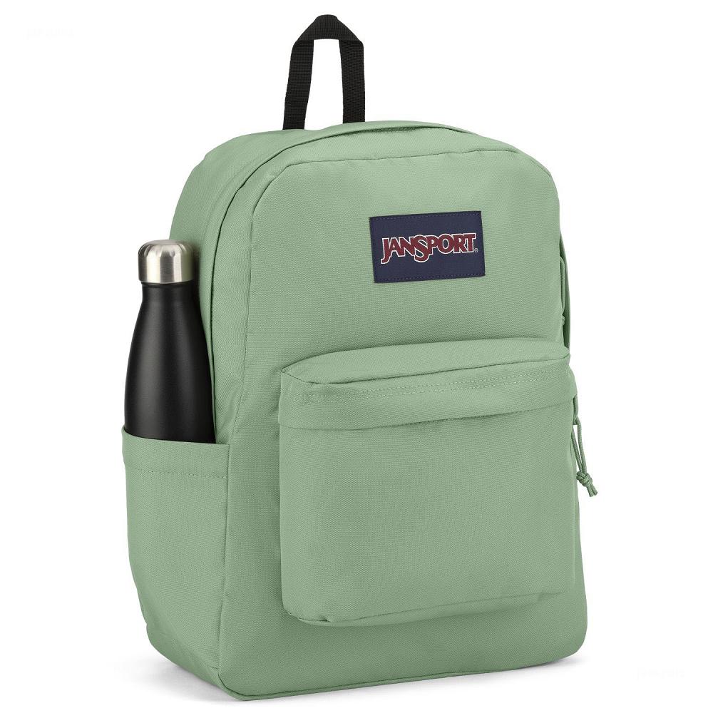 Mochila Para Laptop JanSport SuperBreak® Plus Verde | EC_JS585