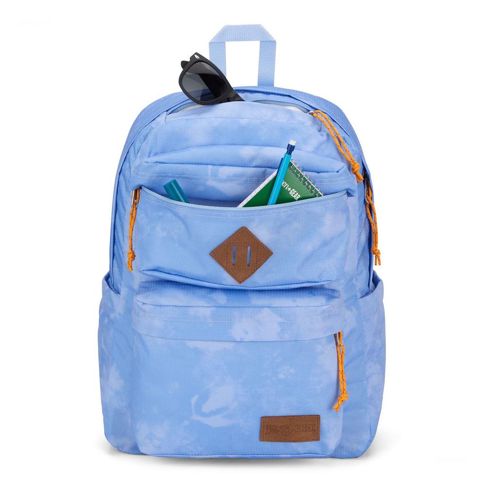 Mochilas Escolares JanSport Double Break Azules | EC_JS12B