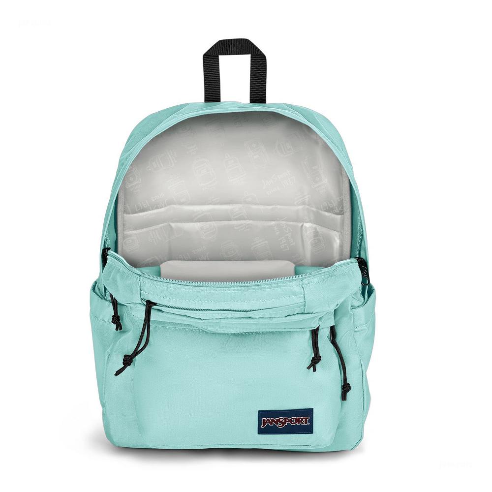 Mochilas Escolares JanSport Double Break Azules Claro | EC_JS215