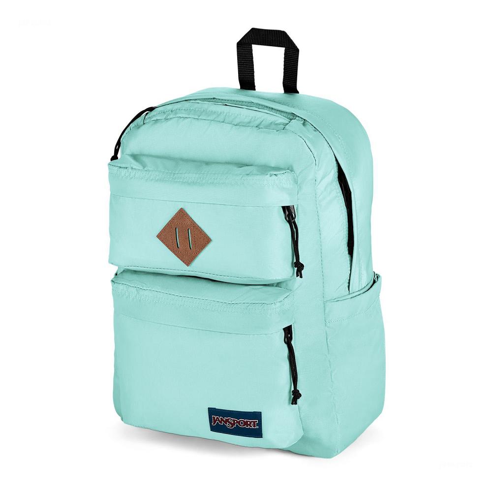 Mochilas Escolares JanSport Double Break Azules Claro | EC_JS215