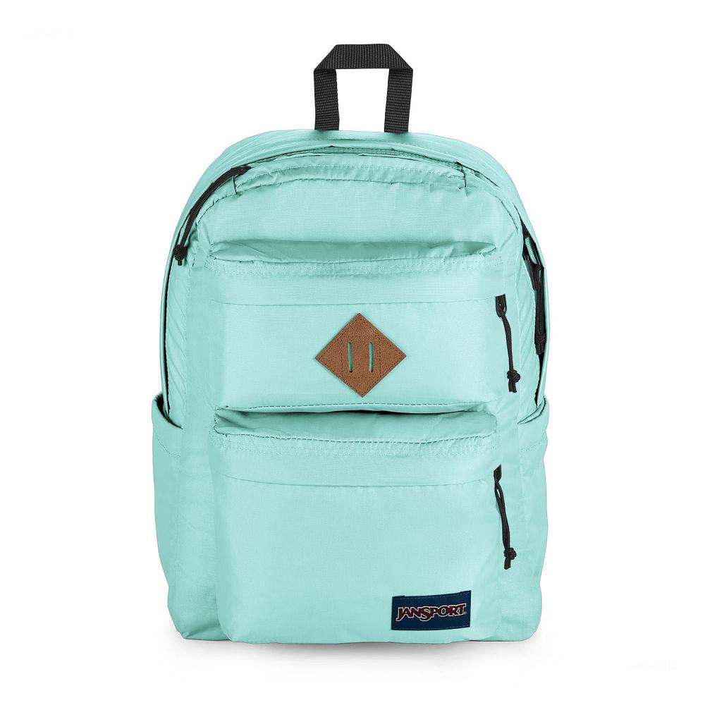 Mochilas Escolares JanSport Double Break Azules Claro | EC_JS215