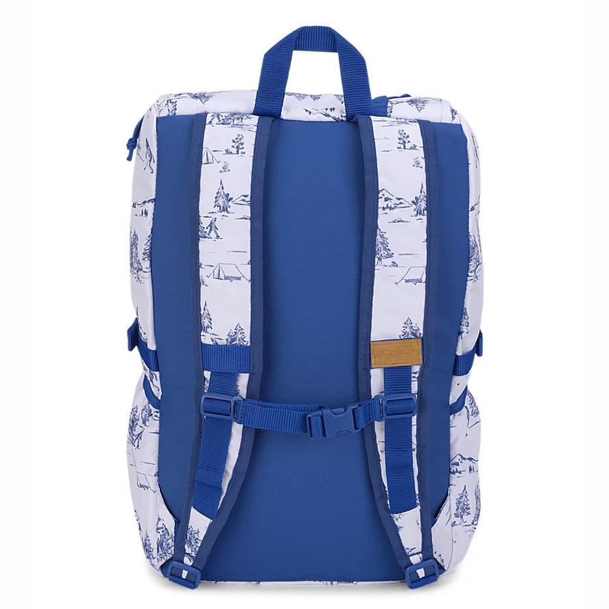 Mochilas Escolares JanSport Hatchet Blancas Azules | EC_JS124