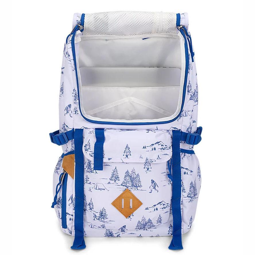 Mochilas Escolares JanSport Hatchet Blancas Azules | EC_JS124