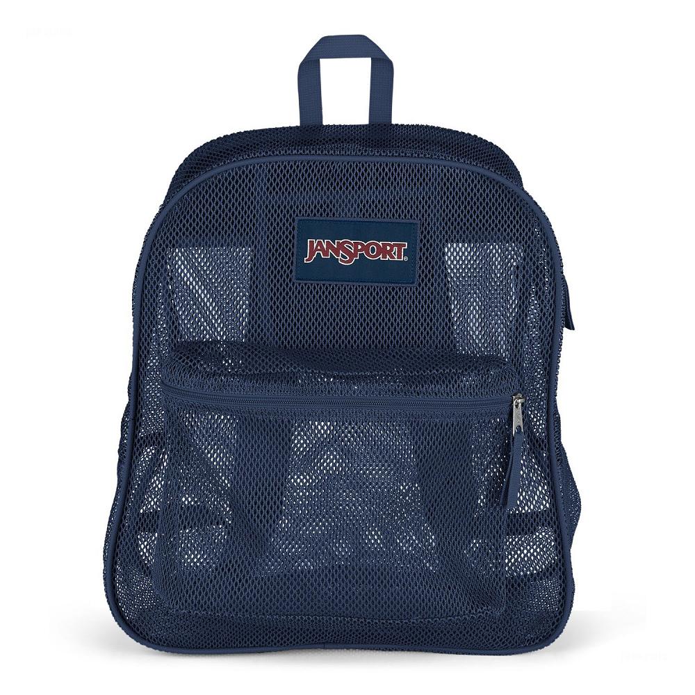 Mochilas Escolares JanSport Mesh Pack Azul Marino | EC_JS501