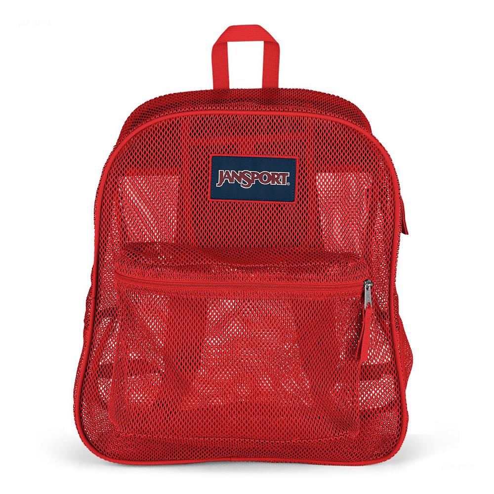 Mochilas Escolares JanSport Mesh Pack Rojas | EC_JS10B