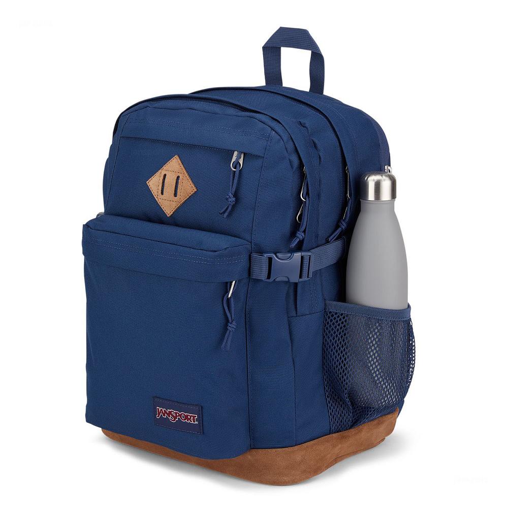 Mochilas Escolares JanSport SUEDE CAMPUS Azul Marino | EC_JS276