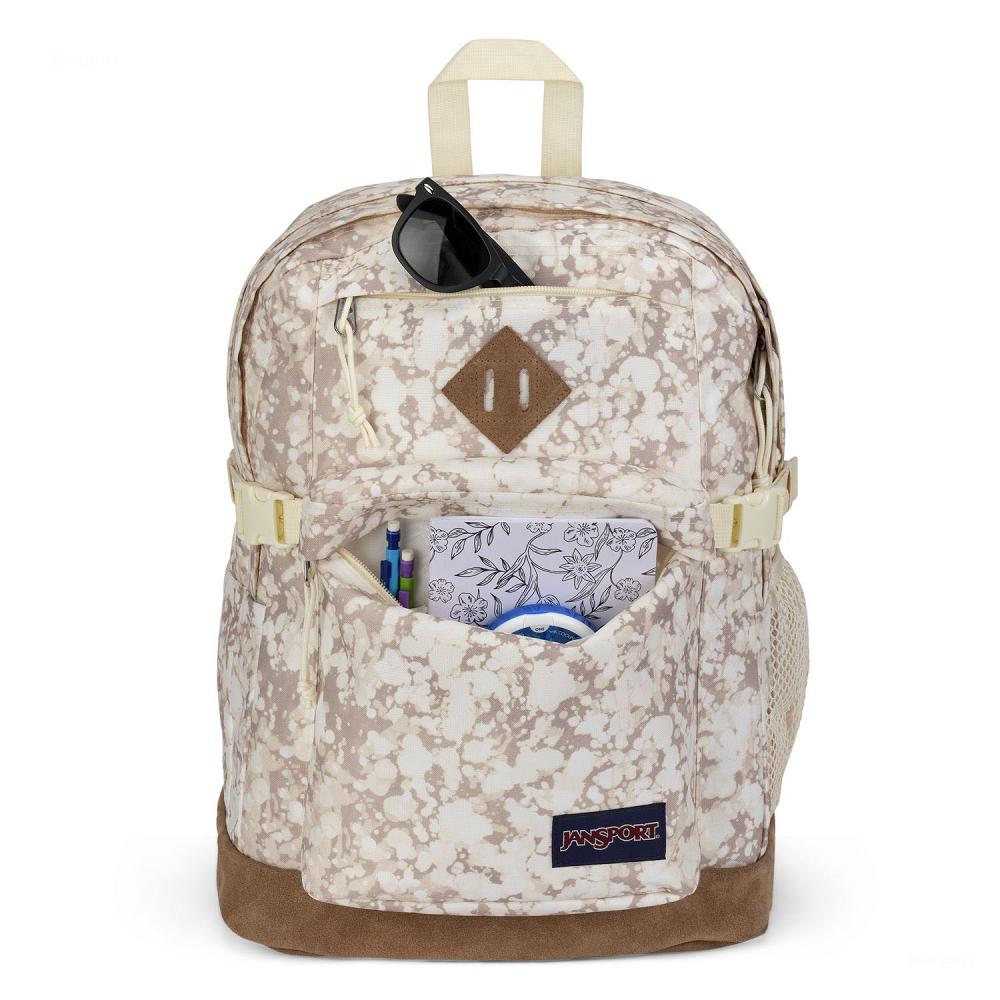 Mochilas Escolares JanSport SUEDE CAMPUS Beige | EC_JS532