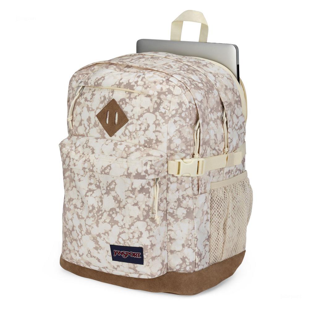 Mochilas Escolares JanSport SUEDE CAMPUS Beige | EC_JS532