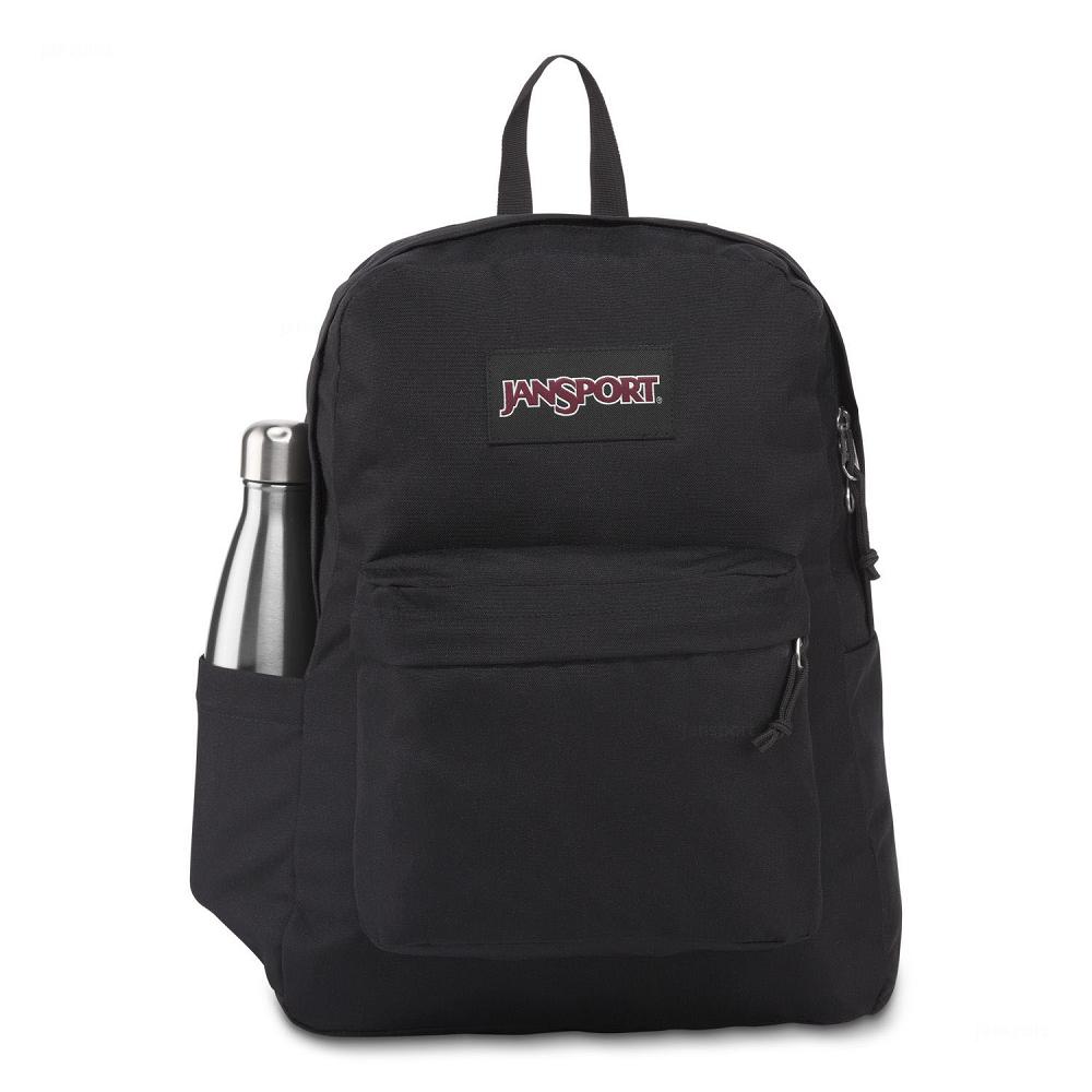 Mochilas Escolares JanSport SuperBreak® Plus Negras | EC_JS044