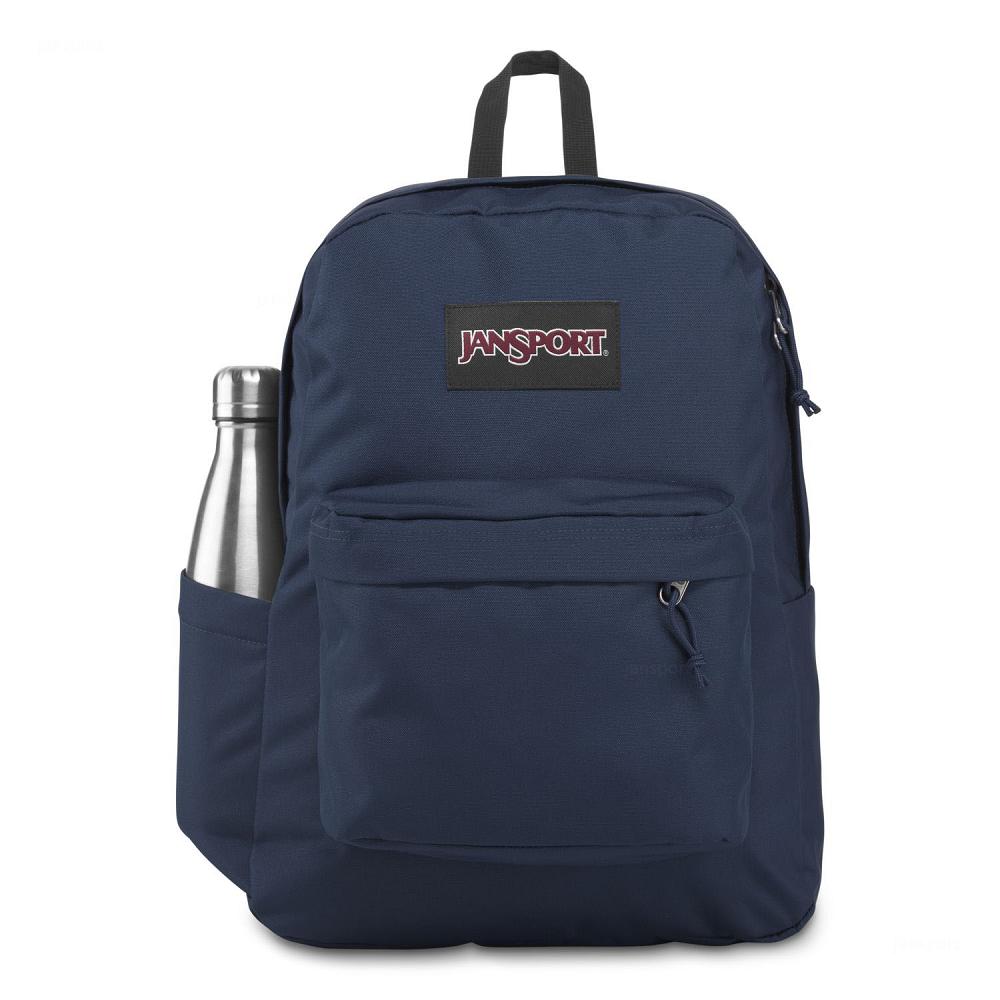 Mochilas Escolares JanSport SuperBreak® Plus Azul Marino | EC_JS248